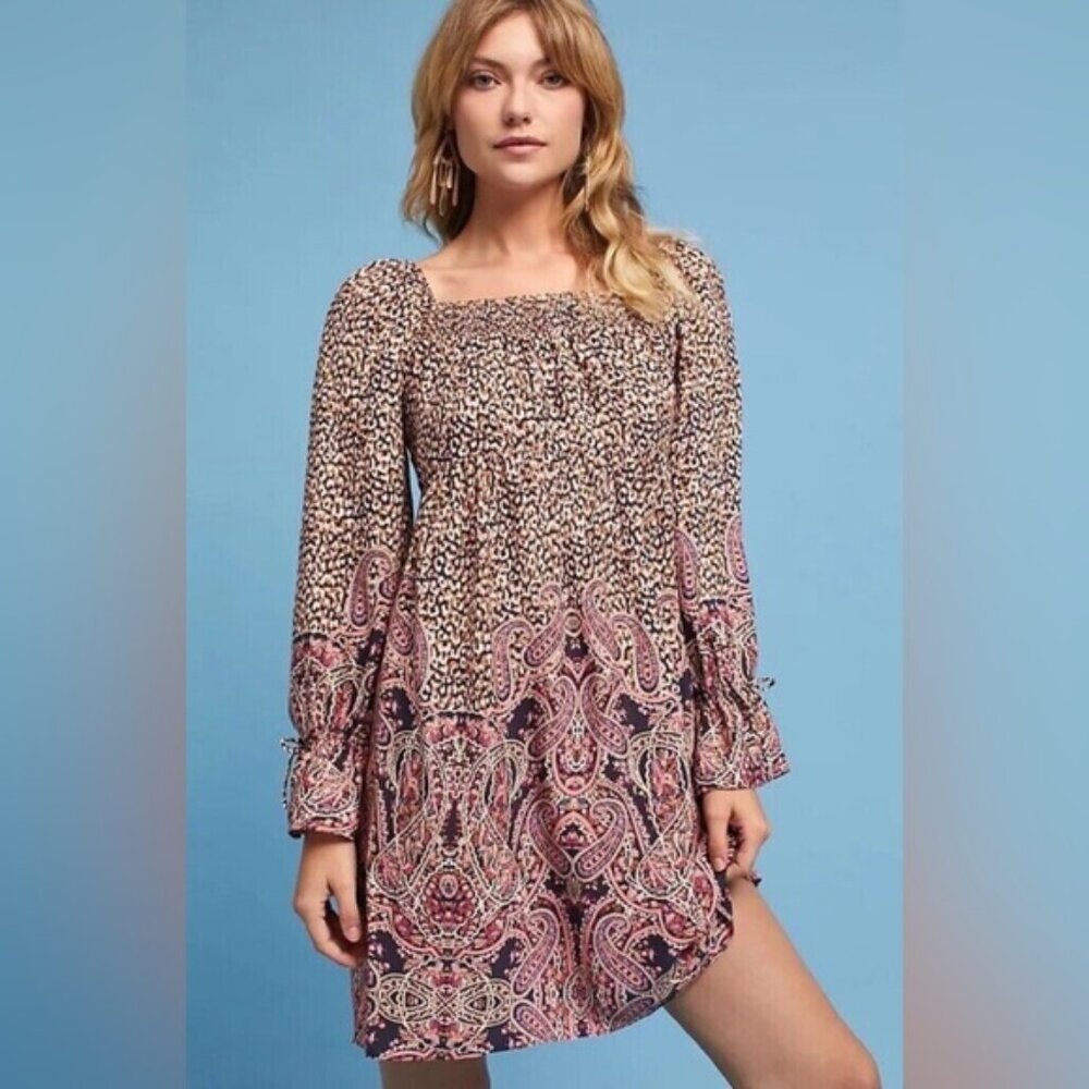 ANTHROPOLOGIE Maeve Milou Dress Small